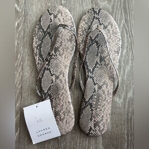 Snake skin sandals